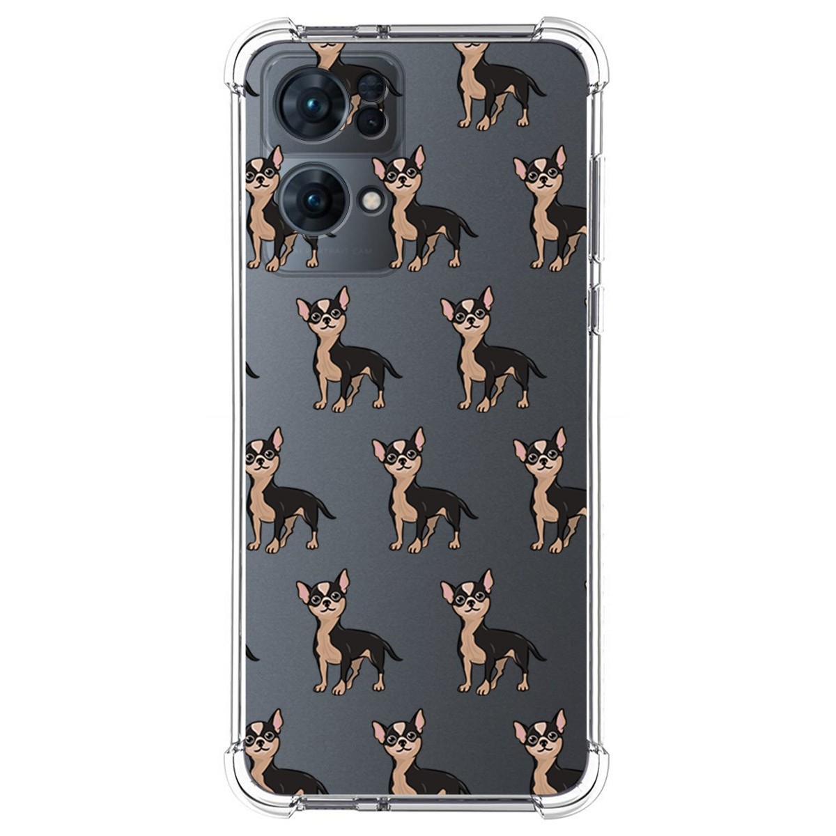Funda Silicona Antigolpes para Oppo Reno 7 Pro 5G diseño Perros 11 Dibujos