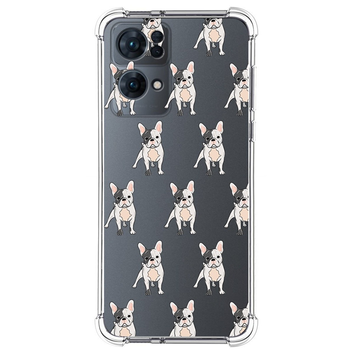 Funda Silicona Antigolpes para Oppo Reno 7 Pro 5G diseño Perros 12 Dibujos