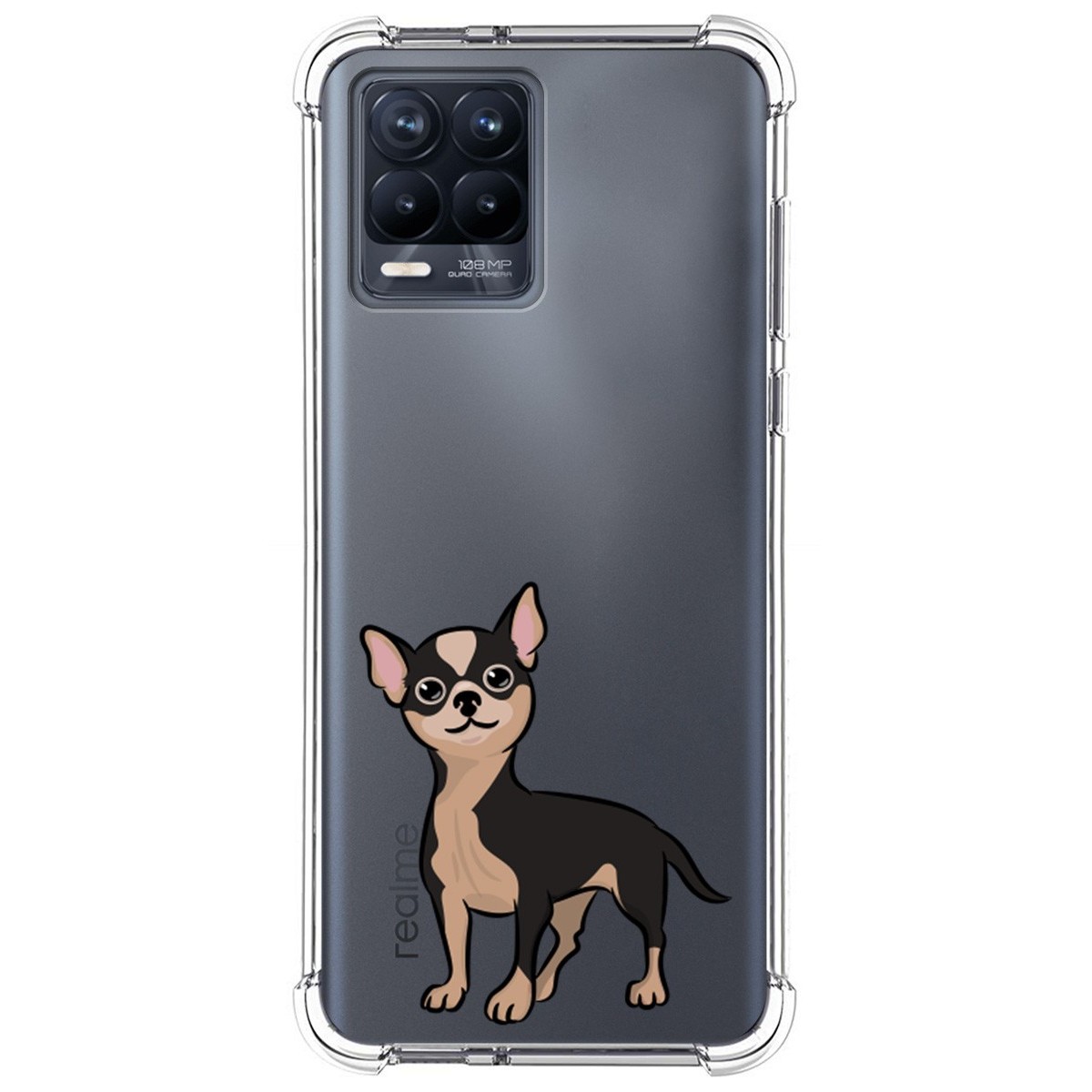 Funda Silicona Antigolpes para Realme 8 4G / 8 Pro diseño Perros 05 Dibujos