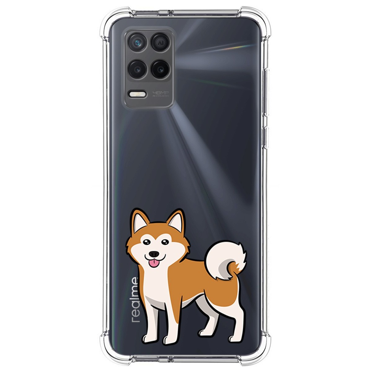 Funda Silicona Antigolpes para Realme 8 5G / Narzo 30 5G diseño Perros 02 Dibujos
