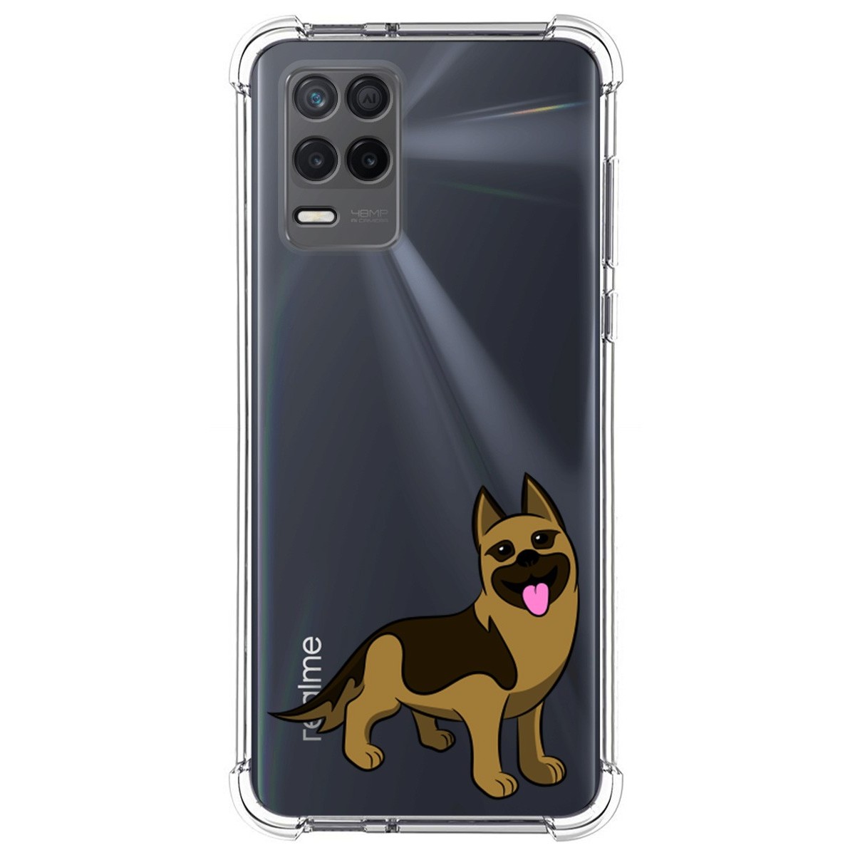 Funda Silicona Antigolpes para Realme 8 5G / Narzo 30 5G diseño Perros 03 Dibujos