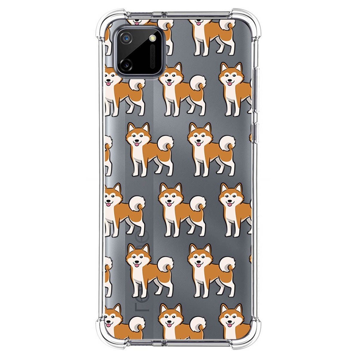 Funda Silicona Antigolpes para Realme C11 diseño Perros 08 Dibujos