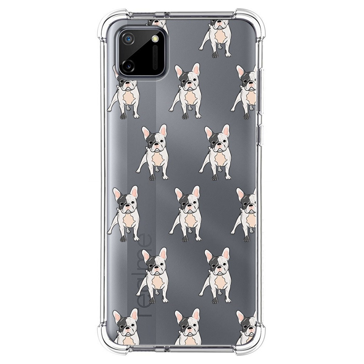Funda Silicona Antigolpes para Realme C11 diseño Perros 12 Dibujos