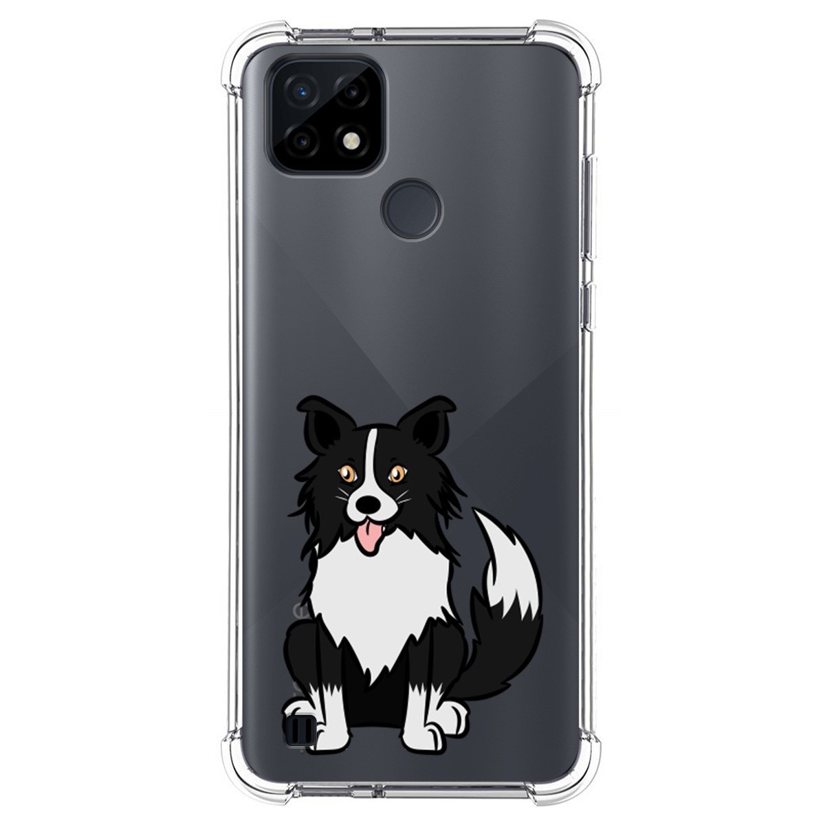 Funda Silicona Antigolpes para Realme C21 diseño Perros 01 Dibujos