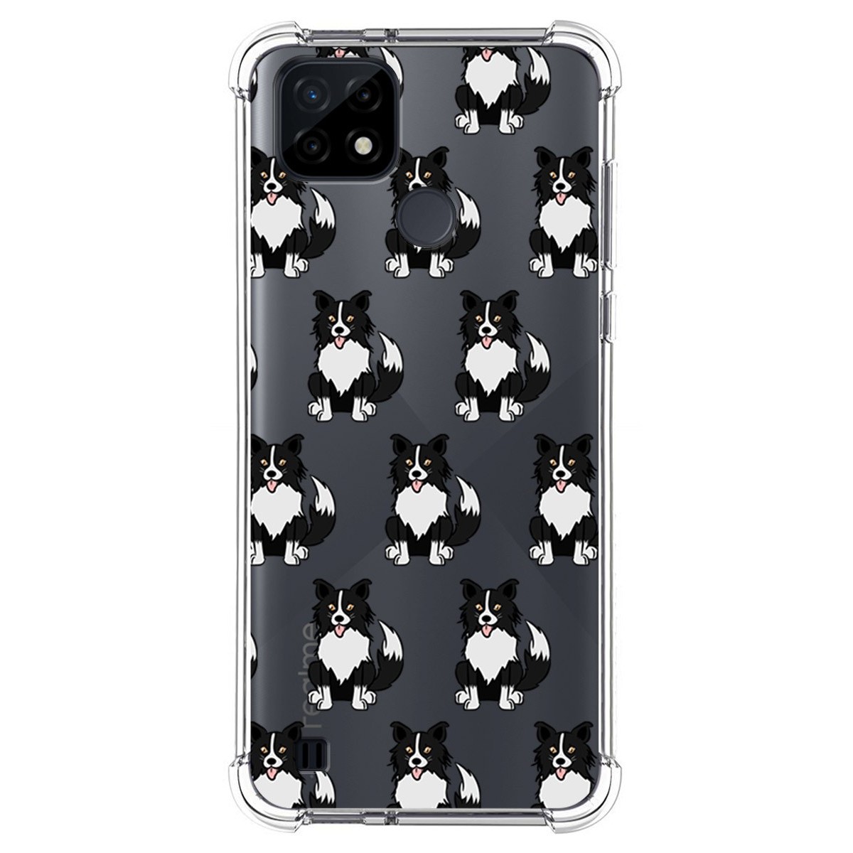 Funda Silicona Antigolpes para Realme C21 diseño Perros 07 Dibujos