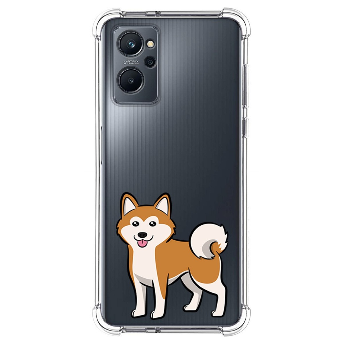 Funda Silicona Antigolpes para Realme 9i diseño Perros 02 Dibujos