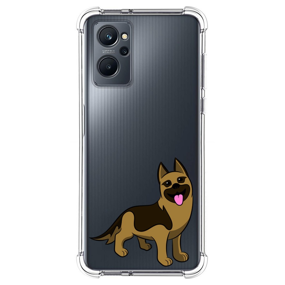 Funda Silicona Antigolpes para Realme 9i diseño Perros 03 Dibujos