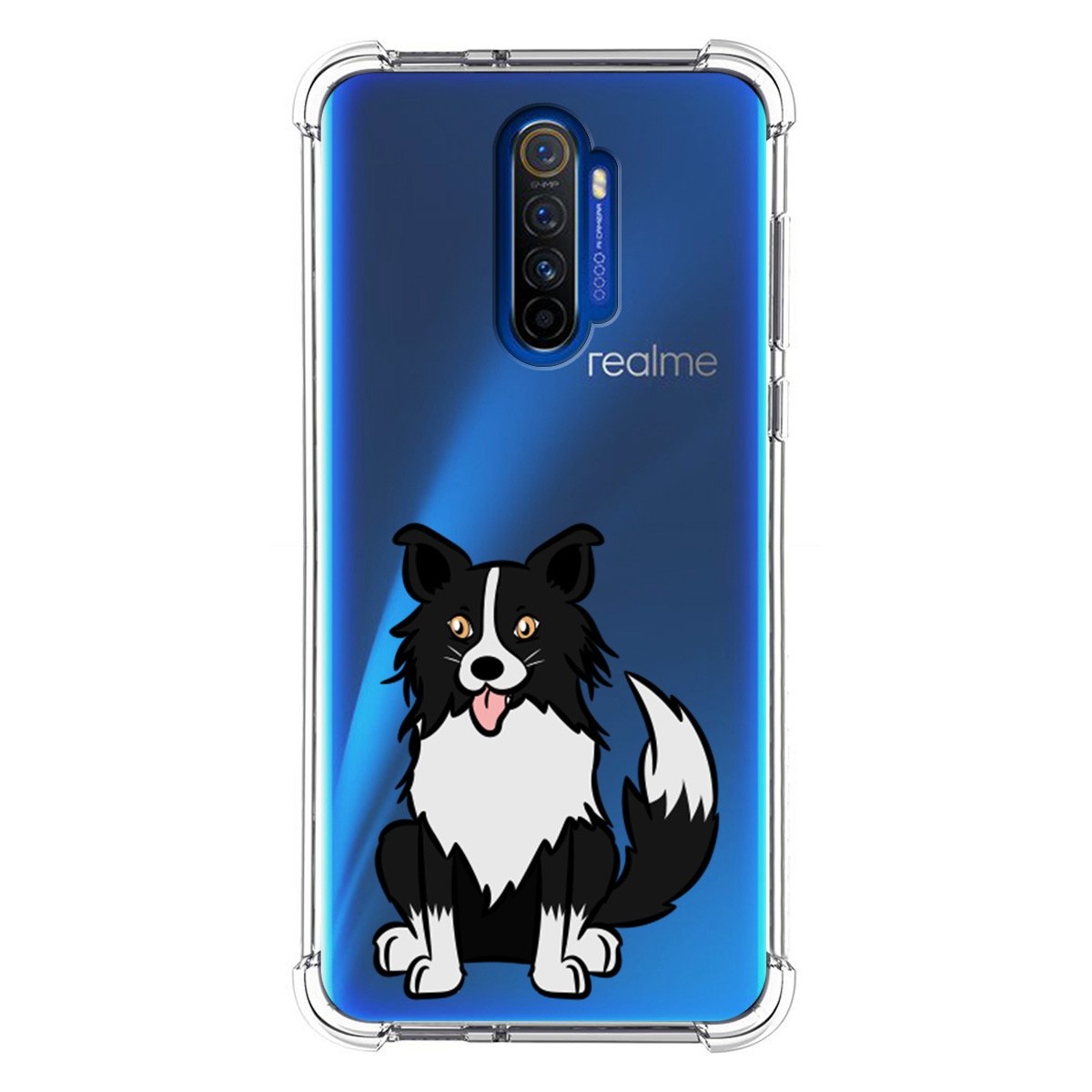 Funda Silicona Antigolpes para Realme X2 Pro diseño Perros 01 Dibujos