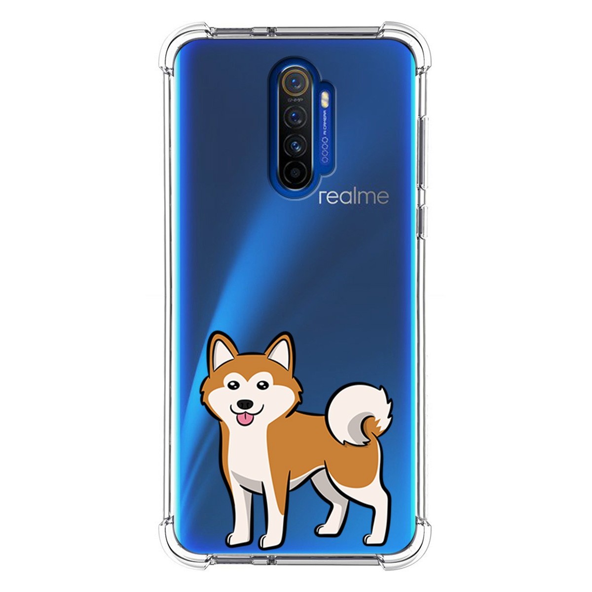 Funda Silicona Antigolpes para Realme X2 Pro diseño Perros 02 Dibujos