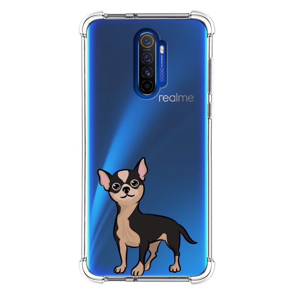 Funda Silicona Antigolpes para Realme X2 Pro diseño Perros 05 Dibujos