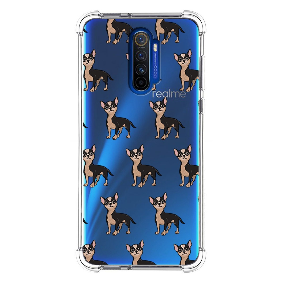 Funda Silicona Antigolpes para Realme X2 Pro diseño Perros 11 Dibujos
