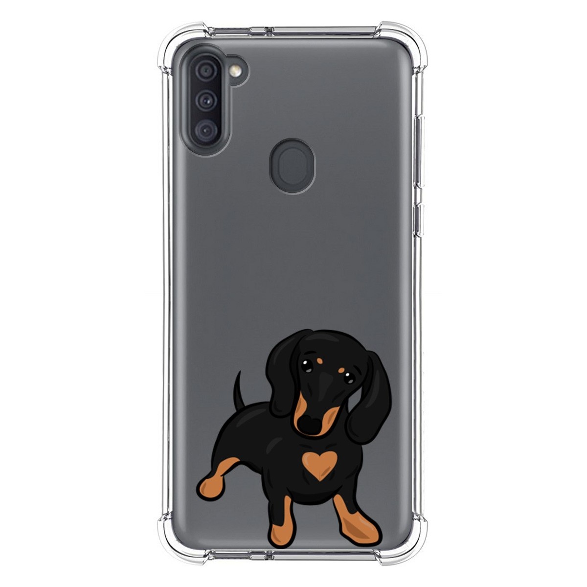 Funda Silicona Antigolpes para Samsung Galaxy A11 / M11 diseño Perros 04 Dibujos