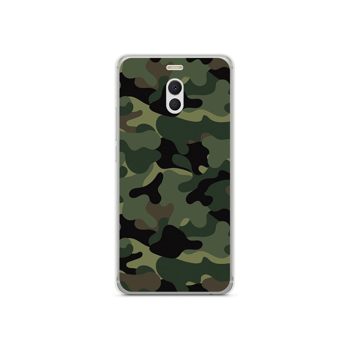 Funda Gel Tpu para Meizu M6 Note Diseño Camuflaje Dibujos
