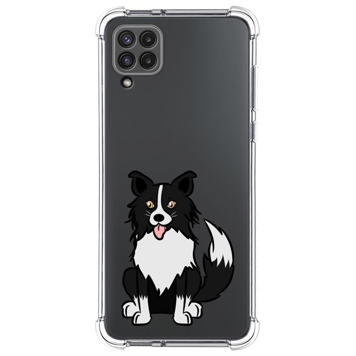 Funda Silicona Antigolpes para Samsung Galaxy A22 4G / M22 diseño Perros 01 Dibujos
