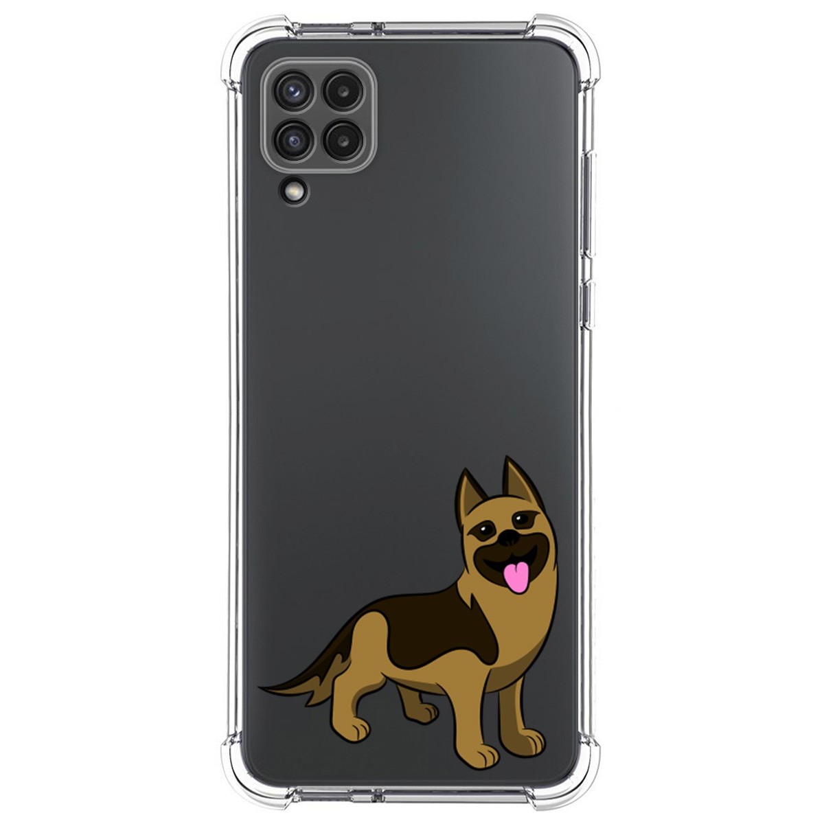 Funda Silicona Antigolpes para Samsung Galaxy A22 4G / M22 diseño Perros 03 Dibujos