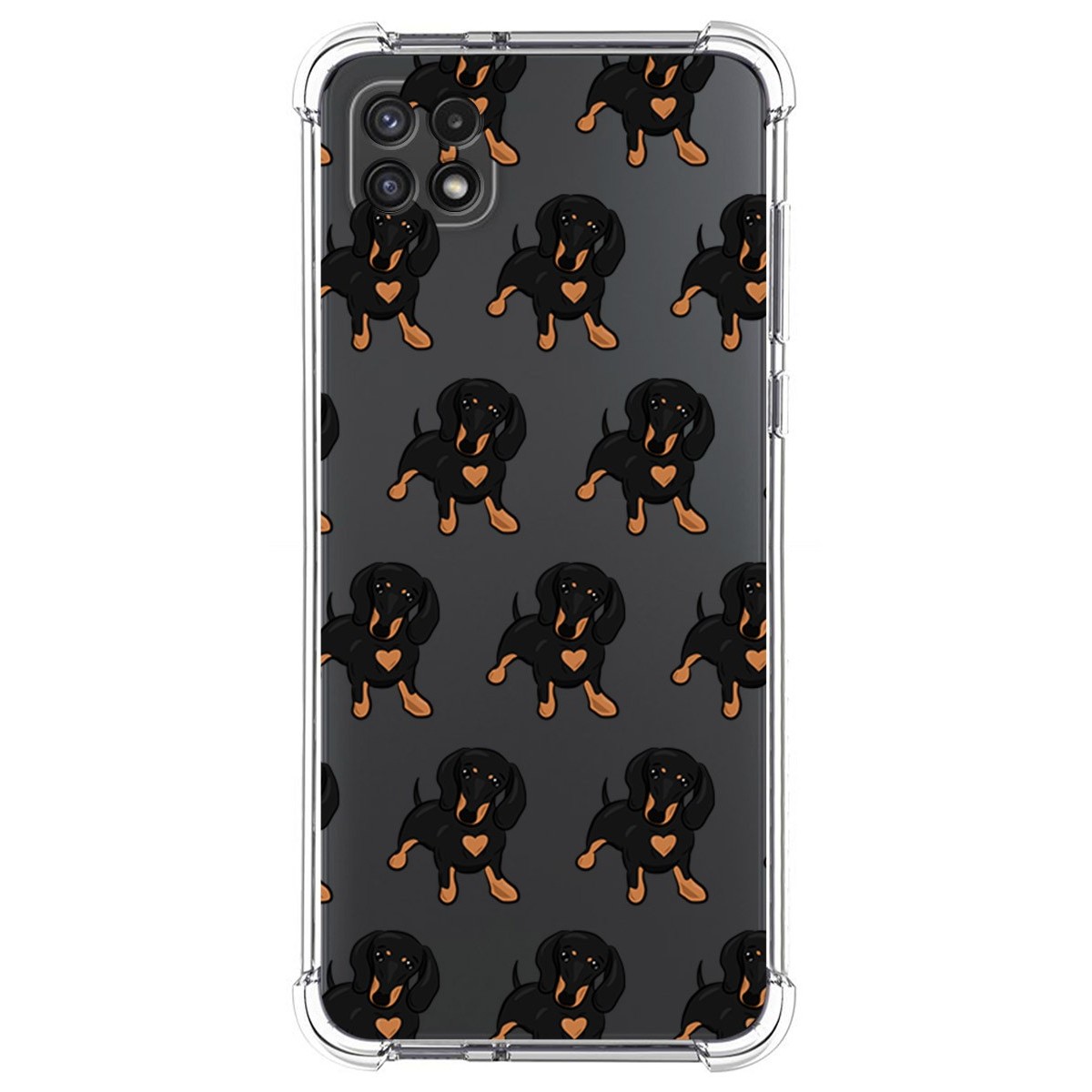 Funda Silicona Antigolpes para Samsung Galaxy A22 5G diseño Perros 10 Dibujos