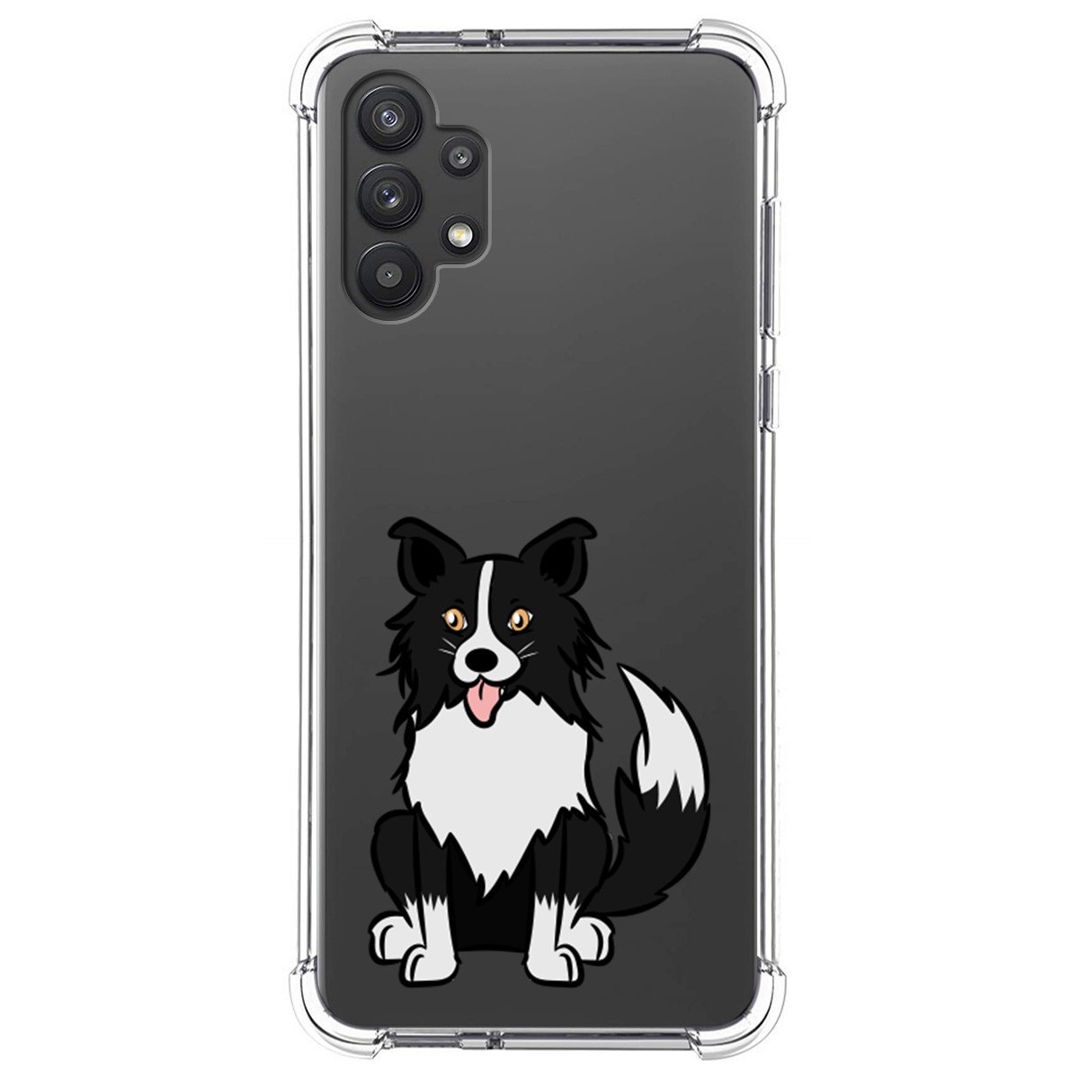Funda Silicona Antigolpes para Samsung Galaxy A32 5G diseño Perros 01 Dibujos