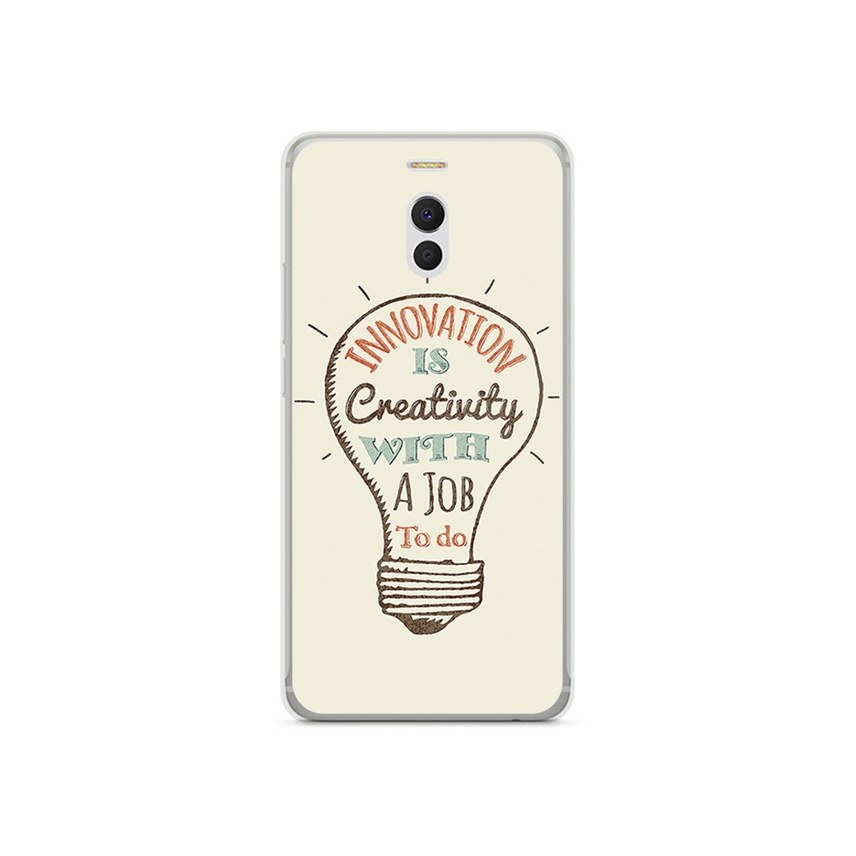 Funda Gel Tpu para Meizu M6 Note Diseño Creativity Dibujos