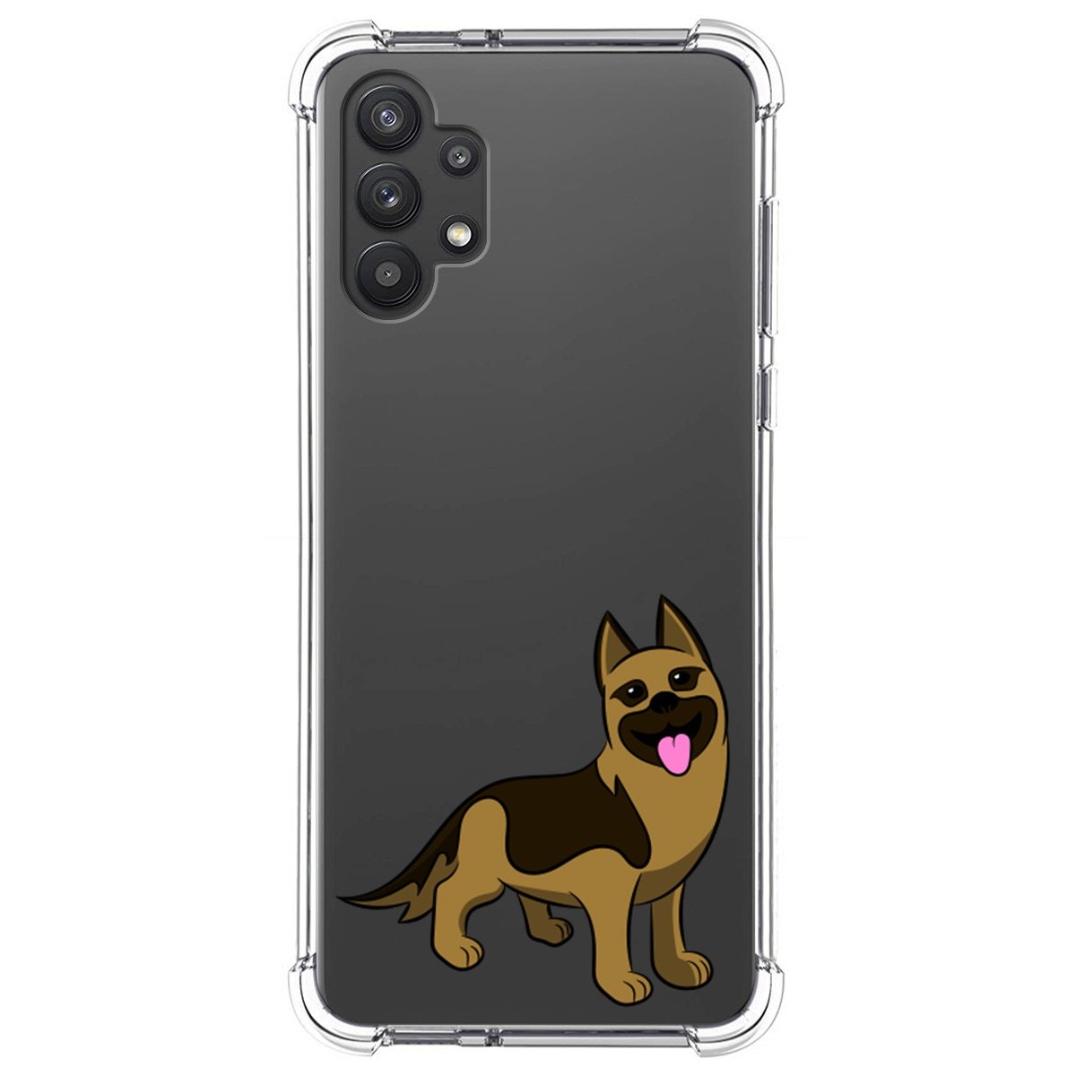 Funda Silicona Antigolpes para Samsung Galaxy A32 5G diseño Perros 03 Dibujos