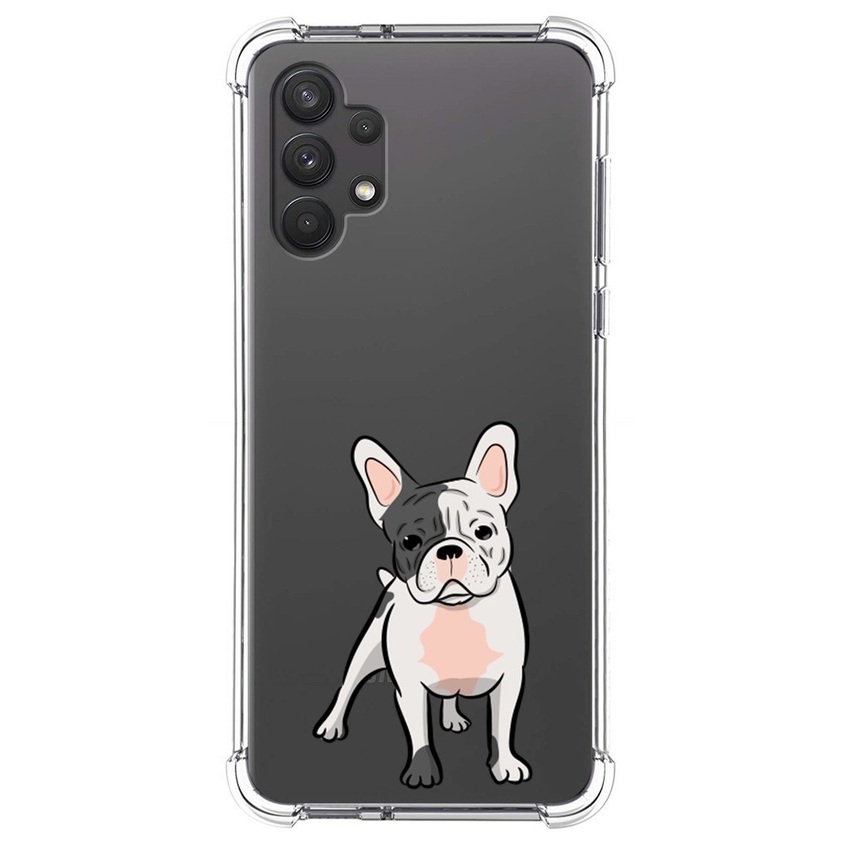 Funda Silicona Antigolpes para Samsung Galaxy A32 4G diseño Perros 06 Dibujos