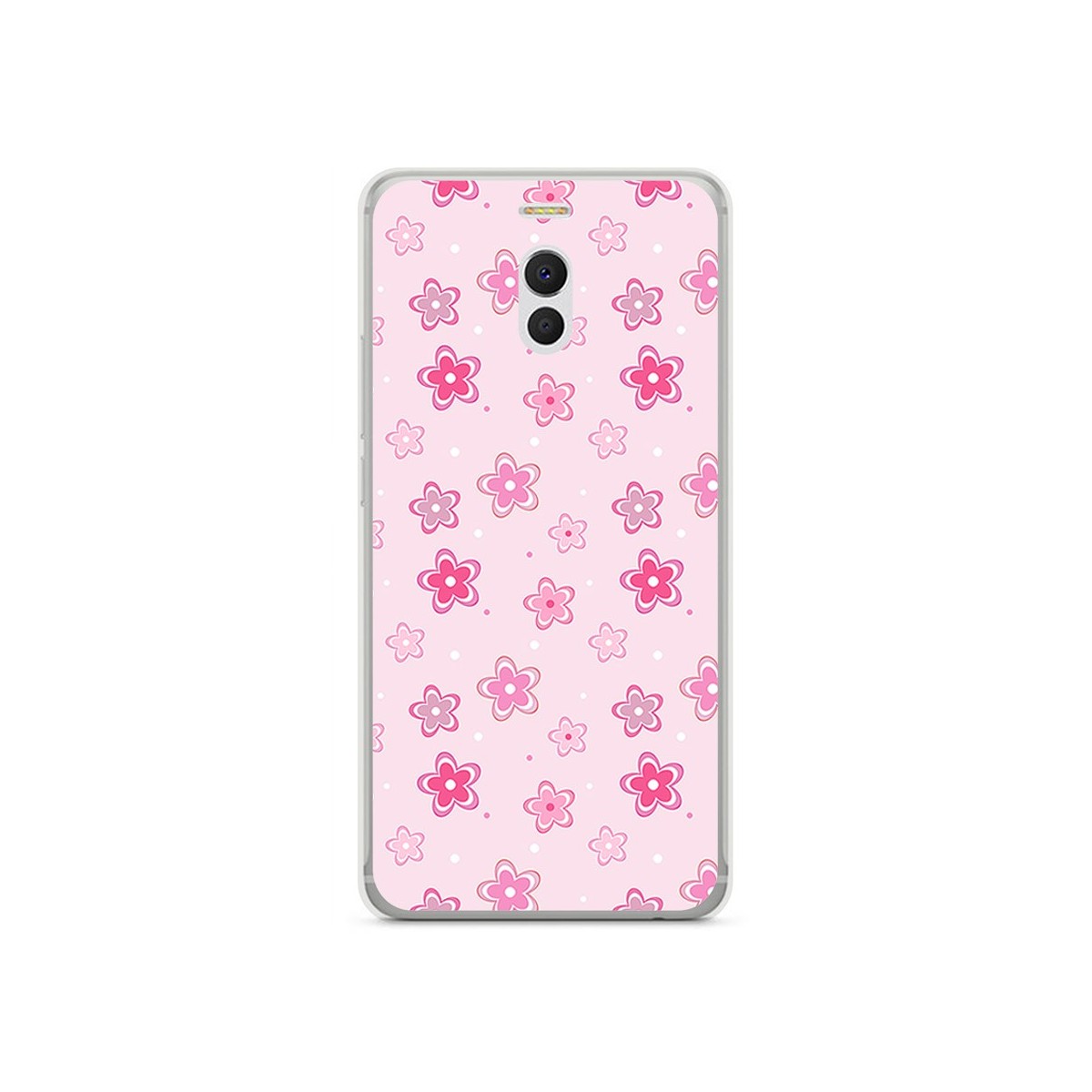 Funda Gel Tpu para Meizu M6 Note Diseño Flores Dibujos