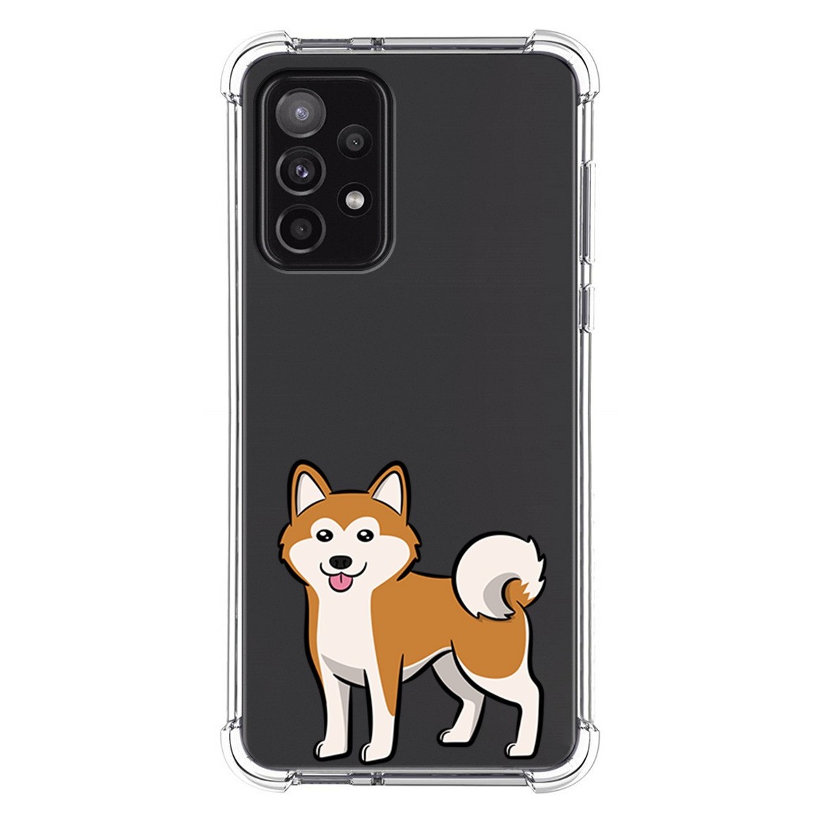 Funda Silicona Antigolpes para Samsung Galaxy A52 / A52 5G / A52s 5G diseño Perros 02 Dibujos