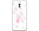 Funda Gel Tpu para Meizu M6 Note Diseño Flores Minimal Dibujos