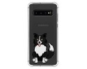 Funda Silicona Antigolpes para Samsung Galaxy S10 diseño Perros 01 Dibujos