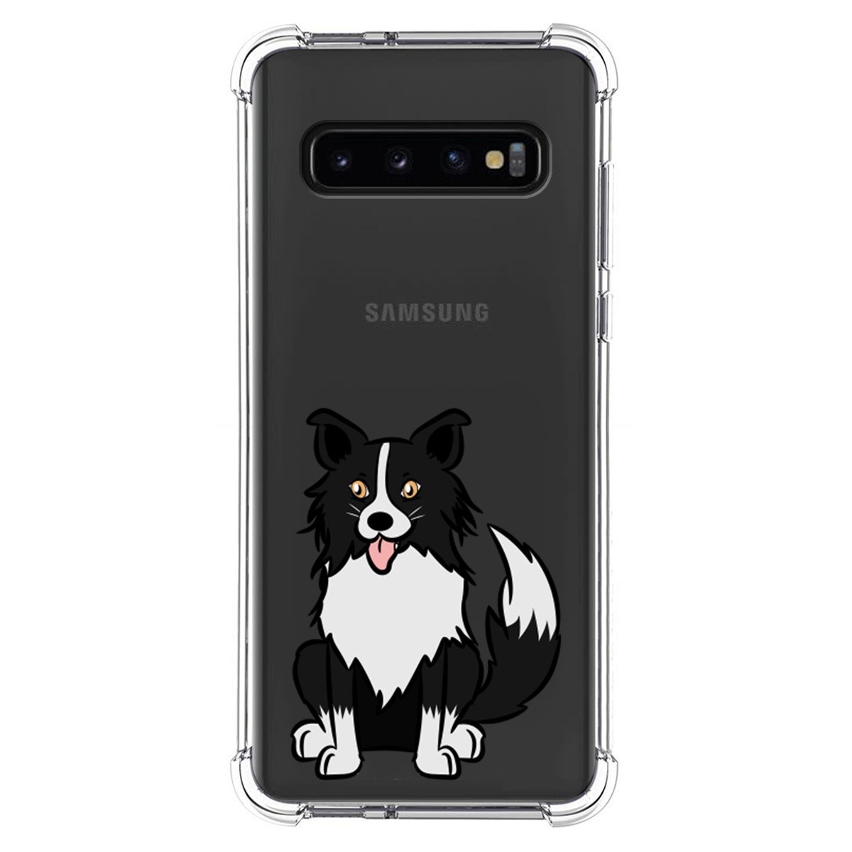 Funda Silicona Antigolpes para Samsung Galaxy S10 diseño Perros 01 Dibujos