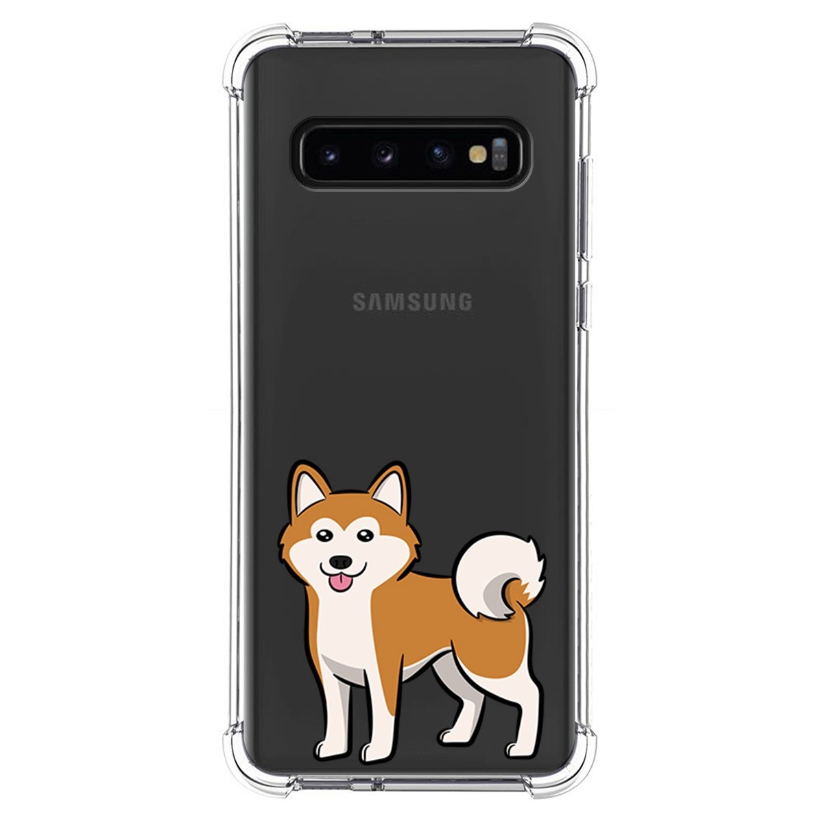 Funda Silicona Antigolpes para Samsung Galaxy S10 diseño Perros 02 Dibujos