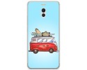 Funda Gel Tpu para Meizu M6 Note Diseño Furgoneta Dibujos