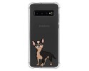 Funda Silicona Antigolpes para Samsung Galaxy S10 diseño Perros 05 Dibujos