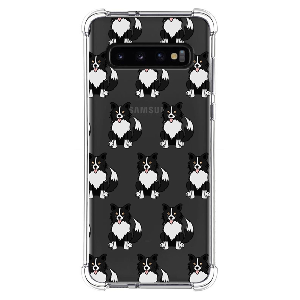 Funda Silicona Antigolpes para Samsung Galaxy S10 diseño Perros 07 Dibujos