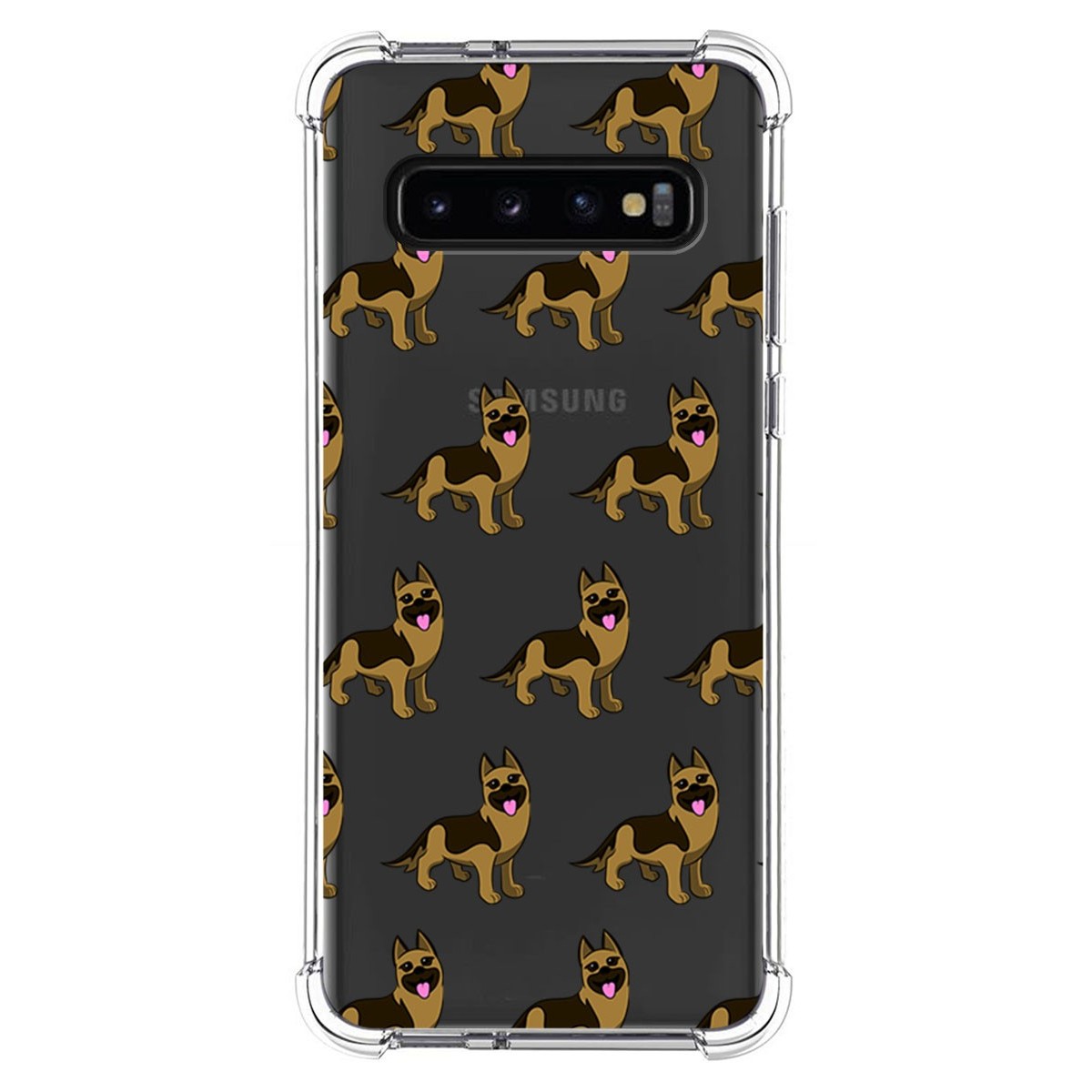 Funda Silicona Antigolpes para Samsung Galaxy S10 diseño Perros 09 Dibujos