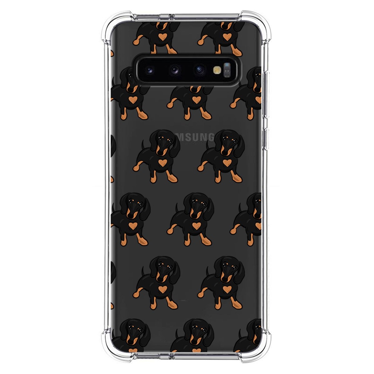 Funda Silicona Antigolpes para Samsung Galaxy S10 diseño Perros 10 Dibujos