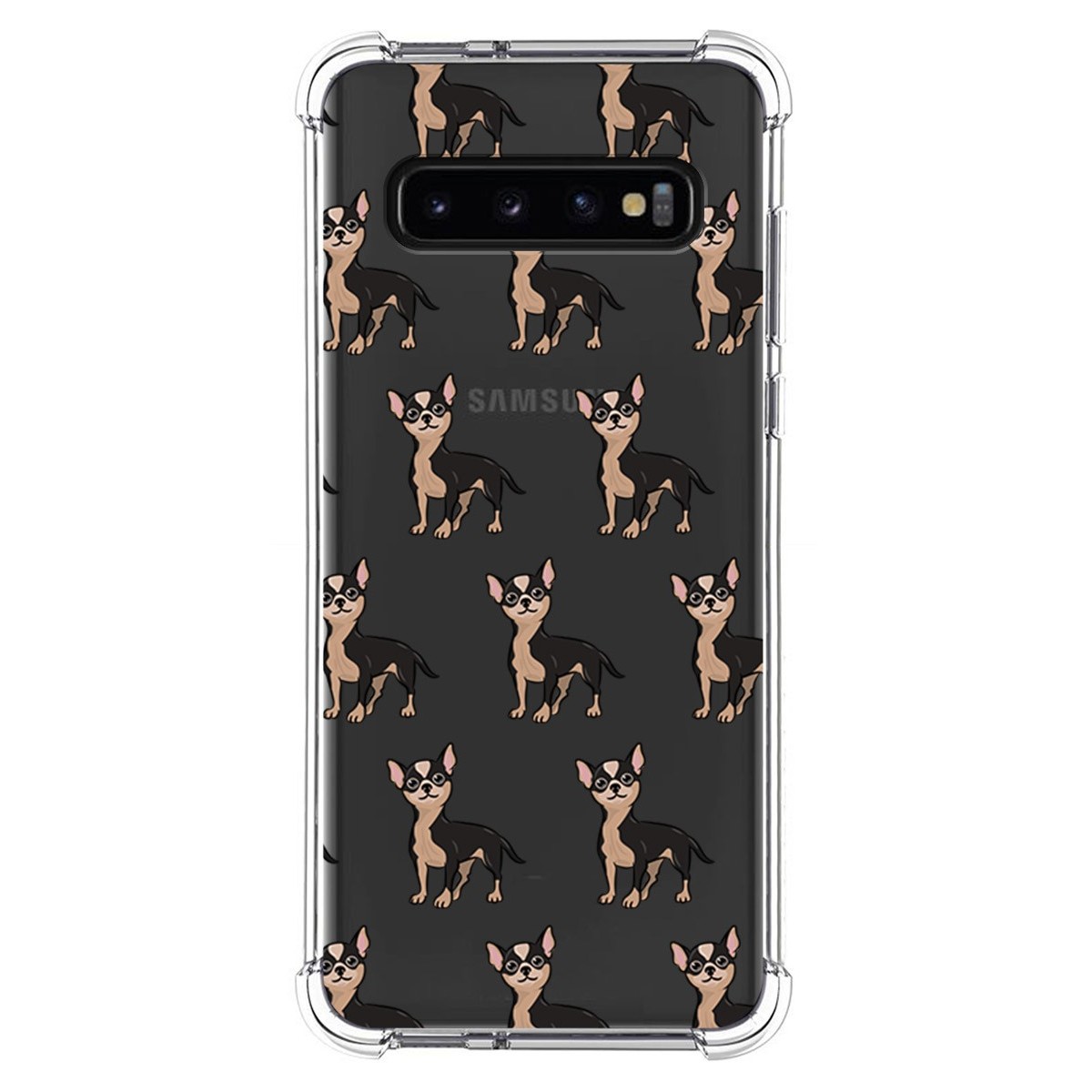 Funda Silicona Antigolpes para Samsung Galaxy S10 diseño Perros 11 Dibujos