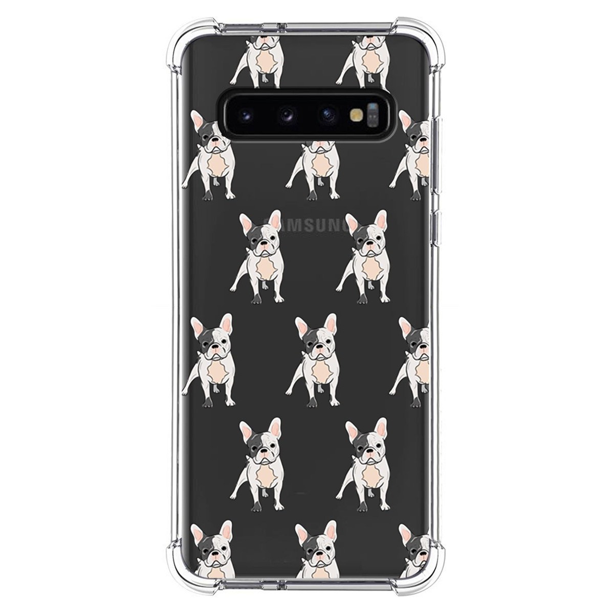 Funda Silicona Antigolpes para Samsung Galaxy S10 diseño Perros 12 Dibujos