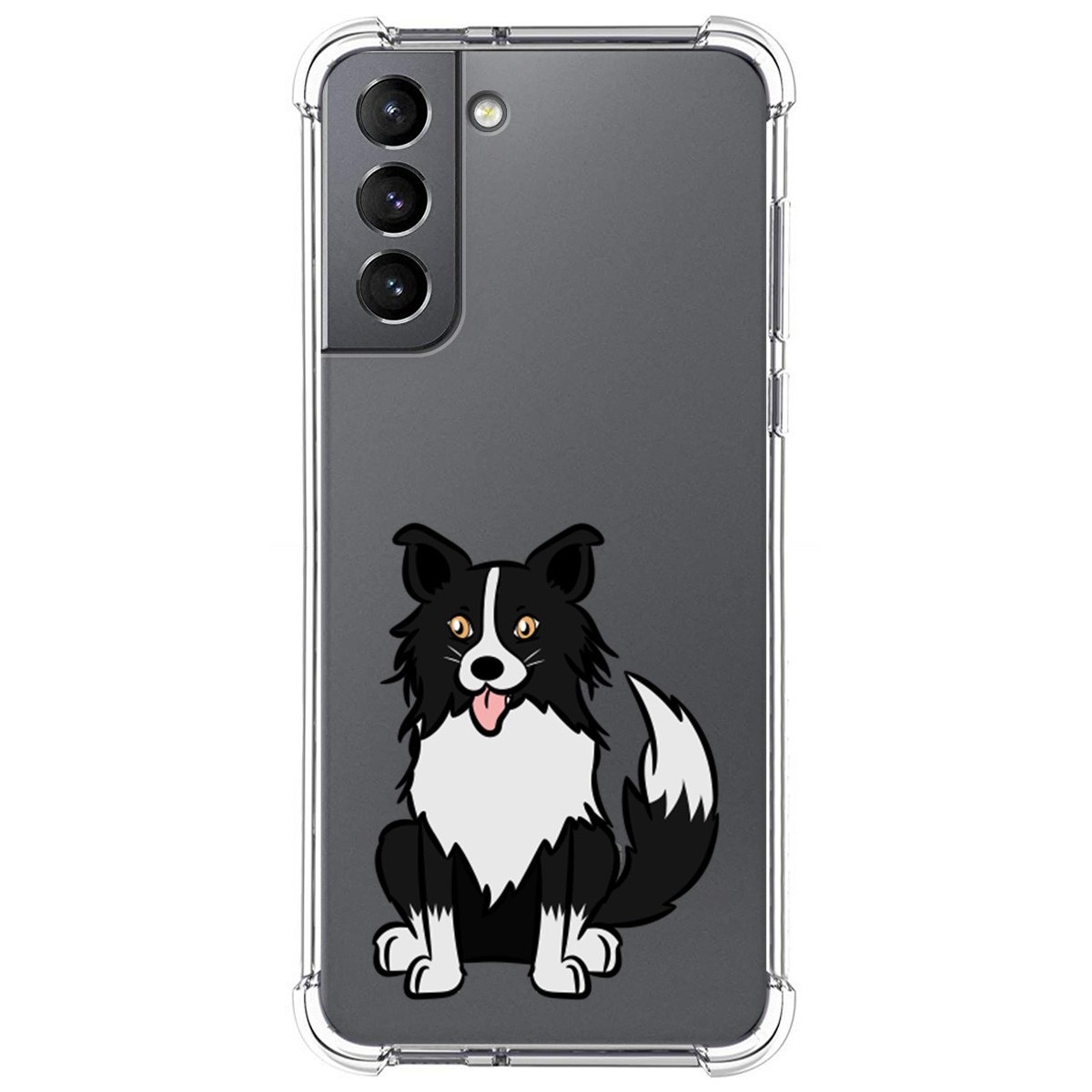 Funda Silicona Antigolpes para Samsung Galaxy S21 5G diseño Perros 01 Dibujos