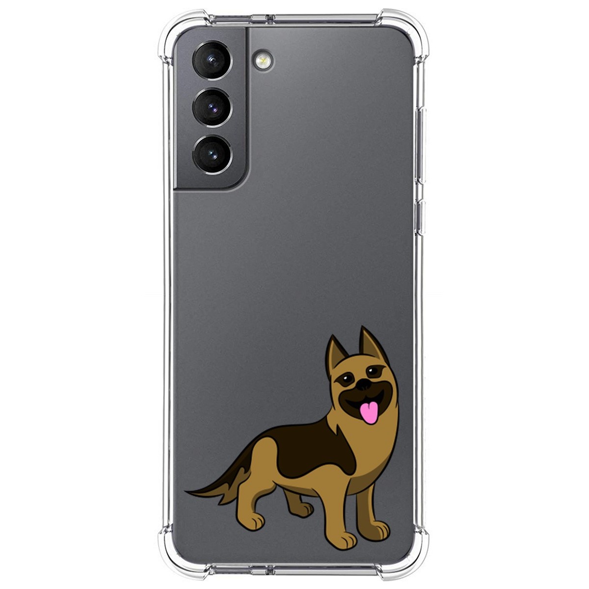 Funda Silicona Antigolpes para Samsung Galaxy S21 5G diseño Perros 03 Dibujos