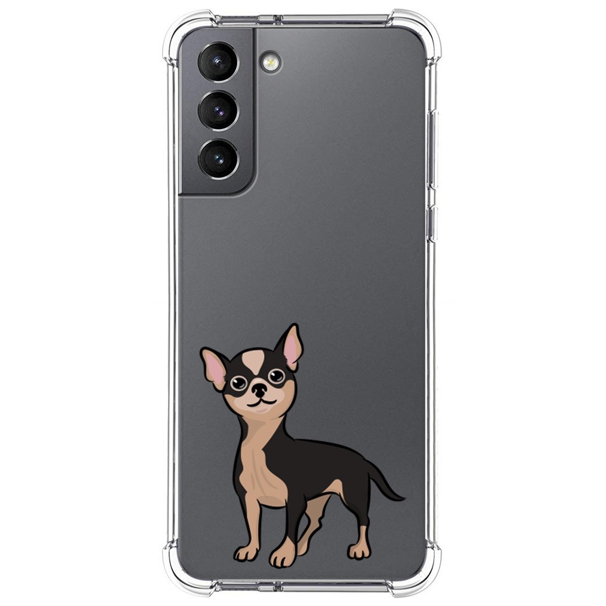 Funda Silicona Antigolpes para Samsung Galaxy S21 5G diseño Perros 05 Dibujos