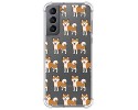 Funda Silicona Antigolpes para Samsung Galaxy S21 5G diseño Perros 08 Dibujos