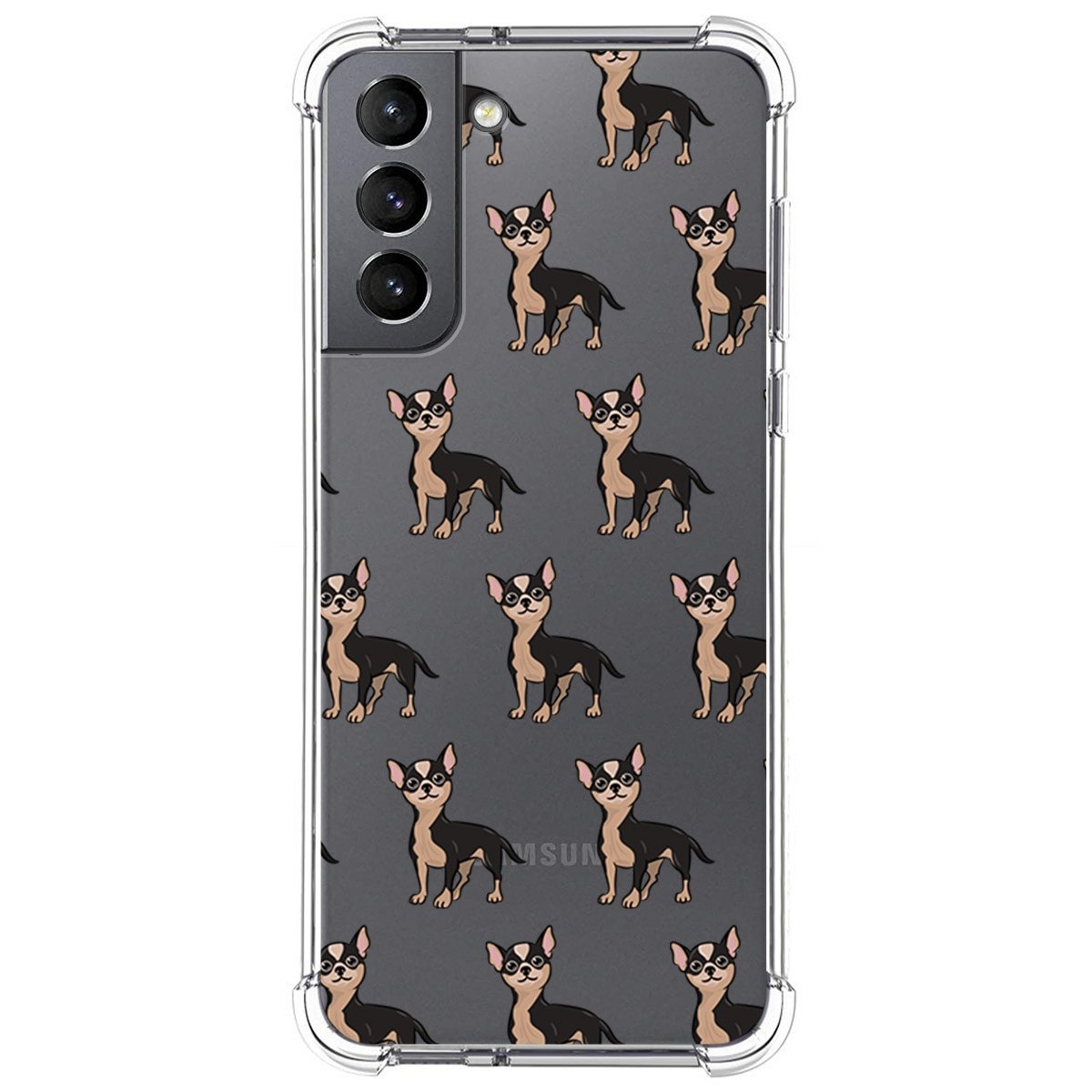 Funda Silicona Antigolpes para Samsung Galaxy S21 5G diseño Perros 11 Dibujos
