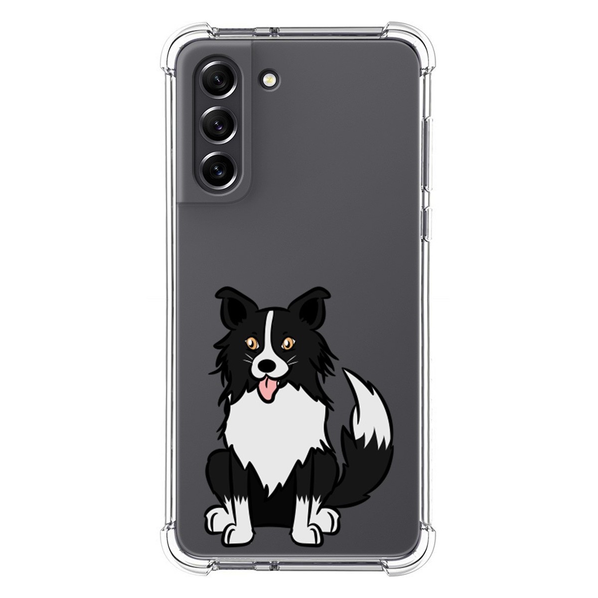 Funda Silicona Antigolpes para Samsung Galaxy S21 FE 5G diseño Perros 01 Dibujos