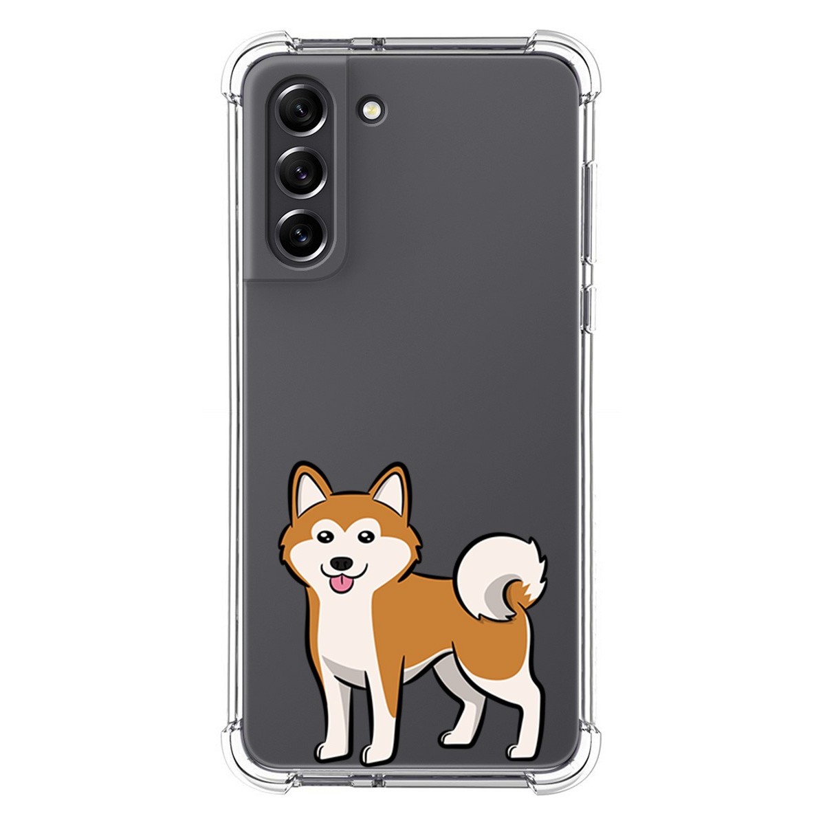 Funda Silicona Antigolpes para Samsung Galaxy S21 FE 5G diseño Perros 02 Dibujos