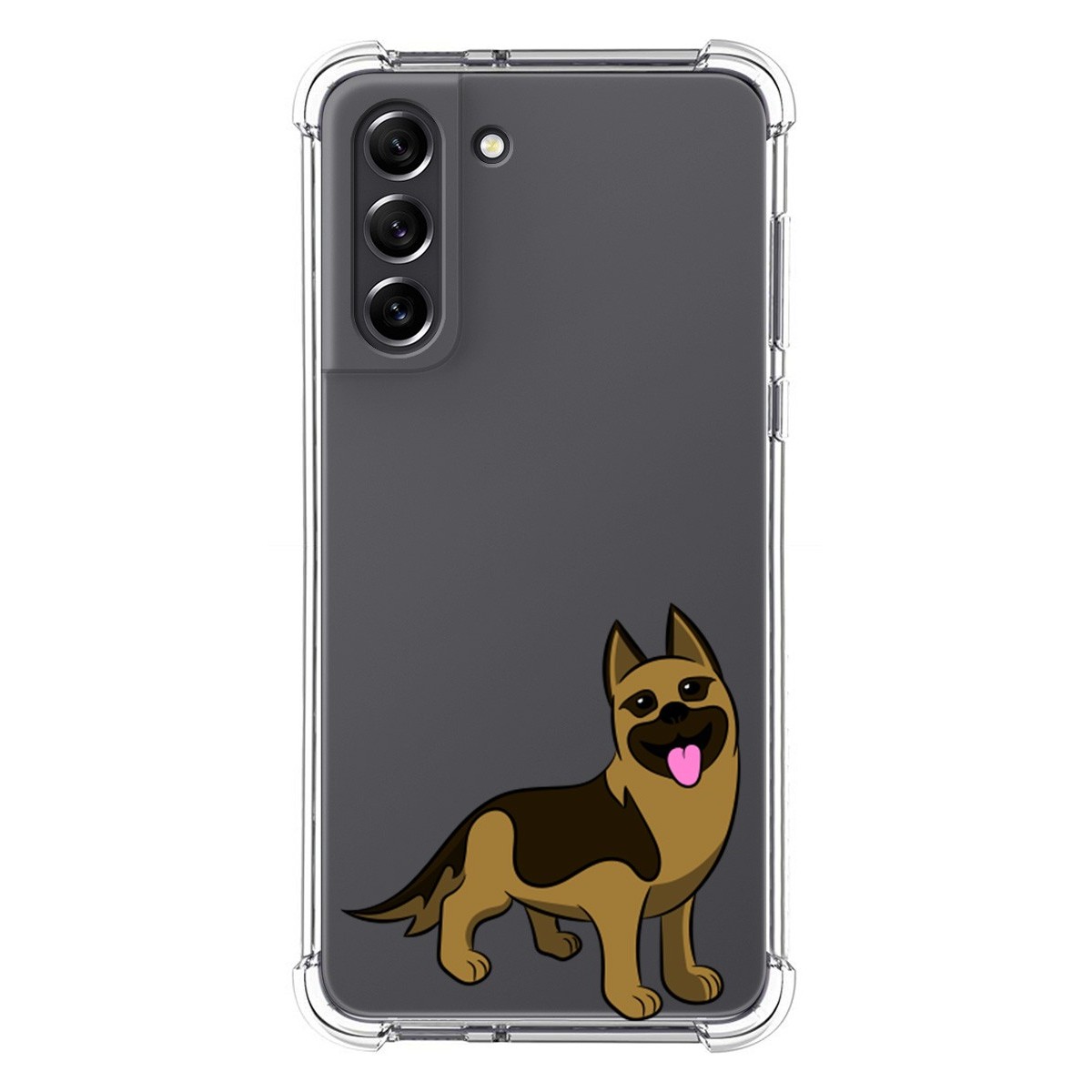 Funda Silicona Antigolpes para Samsung Galaxy S21 FE 5G diseño Perros 03 Dibujos
