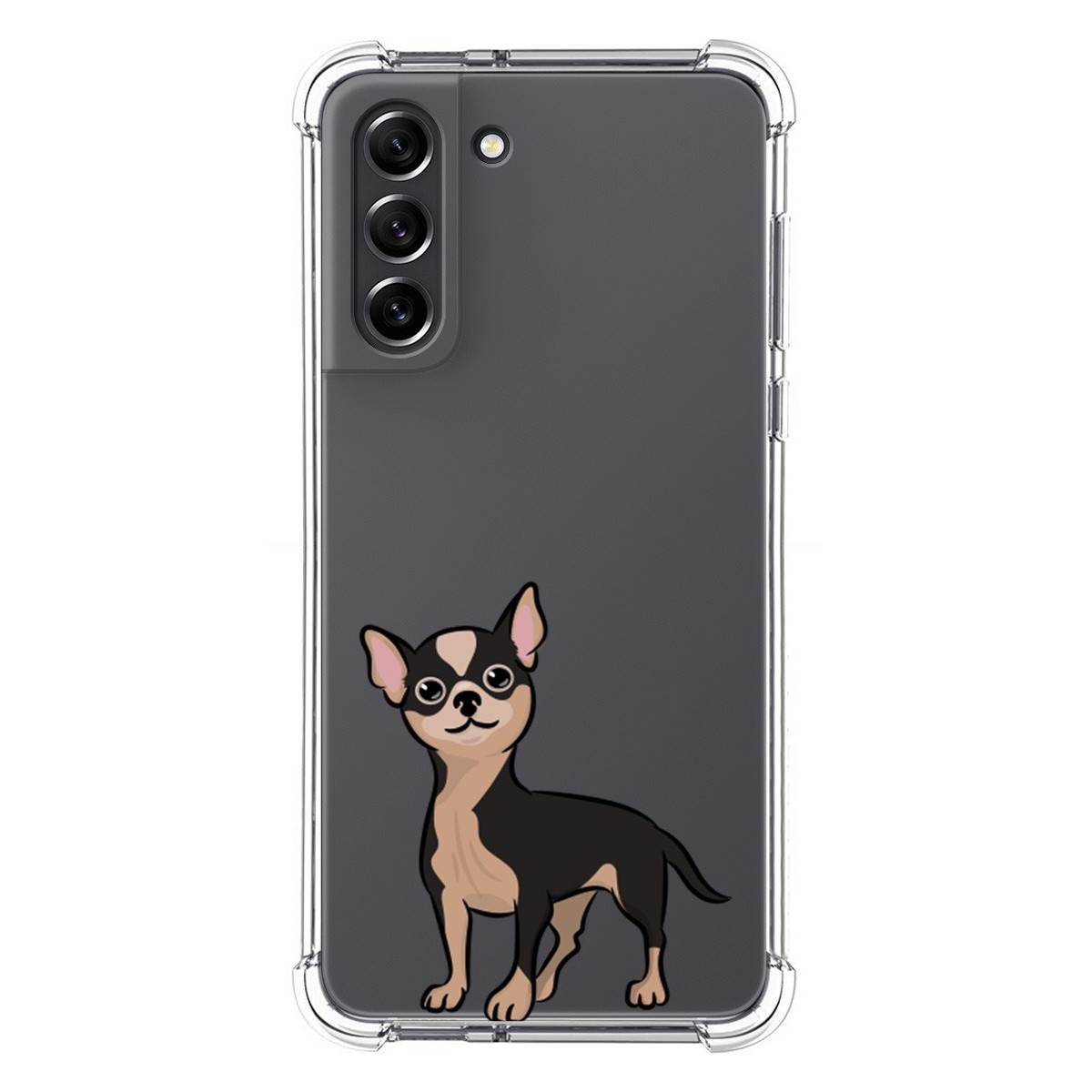 Funda Silicona Antigolpes para Samsung Galaxy S21 FE 5G diseño Perros 05 Dibujos