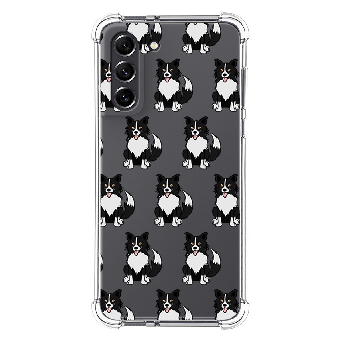 Funda Silicona Antigolpes para Samsung Galaxy S21 FE 5G diseño Perros 07 Dibujos