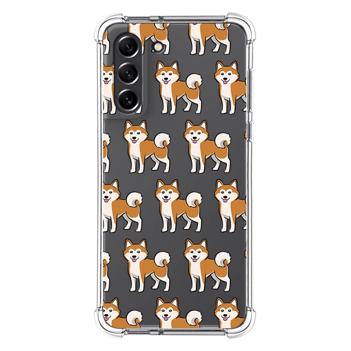 Funda Silicona Antigolpes para Samsung Galaxy S21 FE 5G diseño Perros 08 Dibujos