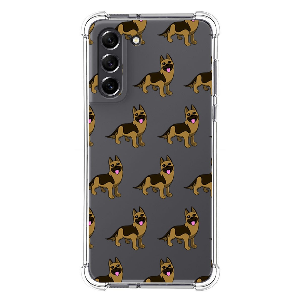 Funda Silicona Antigolpes para Samsung Galaxy S21 FE 5G diseño Perros 09 Dibujos