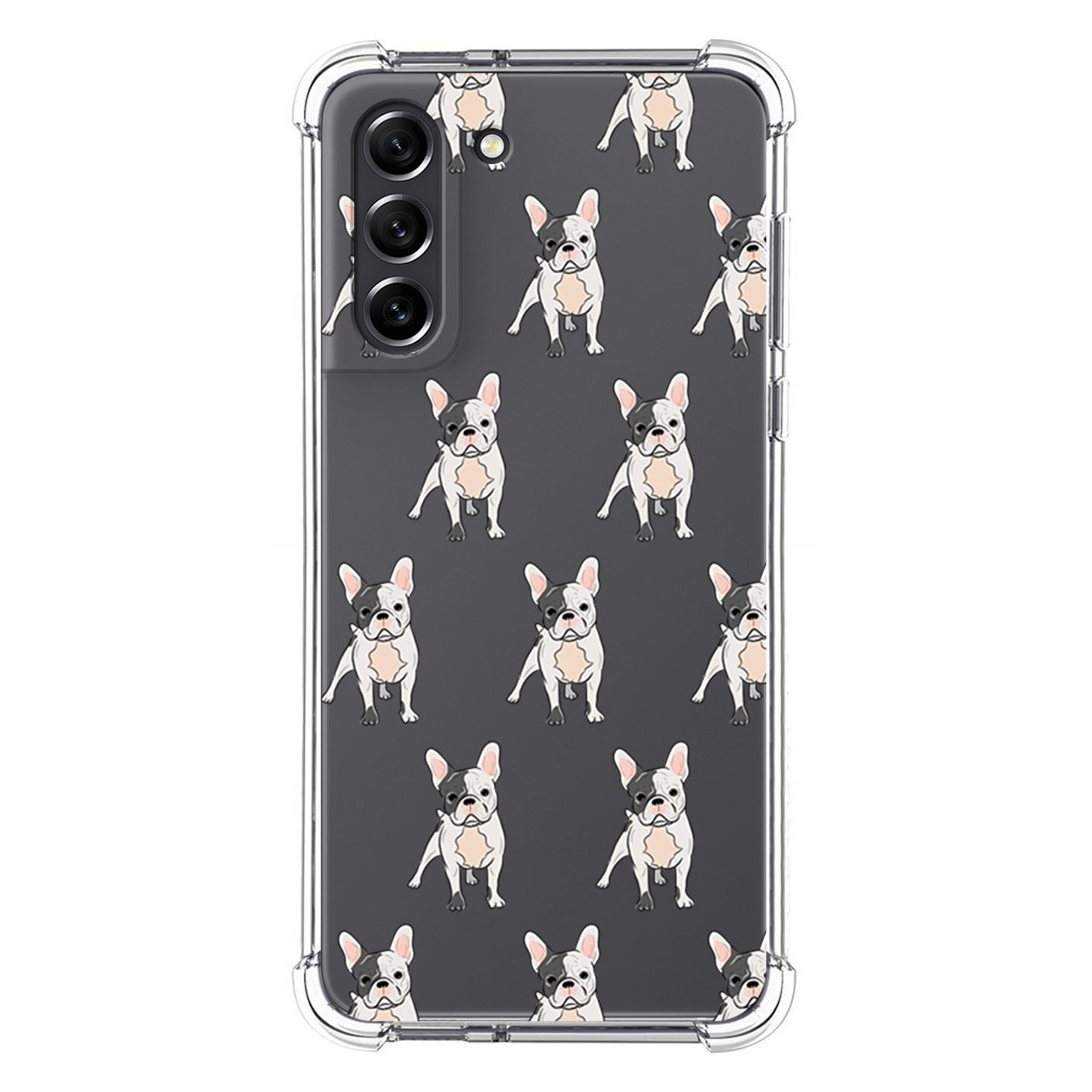 Funda Silicona Antigolpes para Samsung Galaxy S21 FE 5G diseño Perros 12 Dibujos
